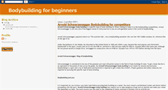 Desktop Screenshot of bodybuilding-for-beginners-son.blogspot.com
