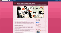 Desktop Screenshot of beautifulthingsandmore.blogspot.com