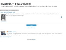 Tablet Screenshot of beautifulthingsandmore.blogspot.com
