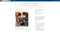 Desktop Screenshot of cambridgereunion.blogspot.com