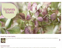 Tablet Screenshot of hortensiaflowers.blogspot.com