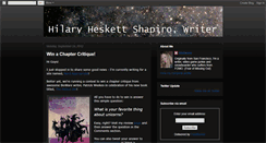 Desktop Screenshot of hilaryheskett.blogspot.com