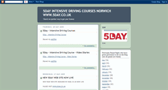 Desktop Screenshot of 5dayblog.blogspot.com