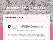 Tablet Screenshot of fundacionsama.blogspot.com