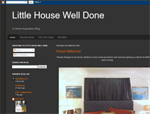 Tablet Screenshot of littlehousewelldone.blogspot.com