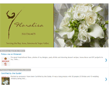 Tablet Screenshot of floralisaweddings.blogspot.com