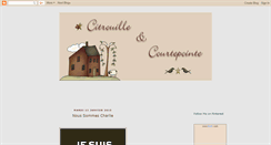 Desktop Screenshot of citrouillecourtepointe.blogspot.com
