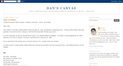 Desktop Screenshot of danscanvas.blogspot.com