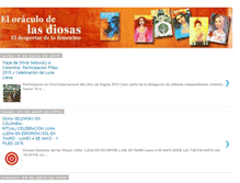 Tablet Screenshot of eloraculodelasdiosas.blogspot.com