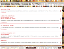 Tablet Screenshot of bibliotecateatralelpublico.blogspot.com