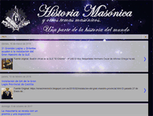 Tablet Screenshot of historiamasonica.blogspot.com