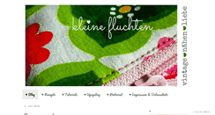 Desktop Screenshot of kleinefluchten.blogspot.com