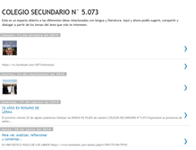 Tablet Screenshot of lenguayliteratura5073.blogspot.com