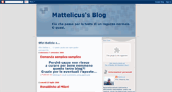 Desktop Screenshot of mattelicus.blogspot.com