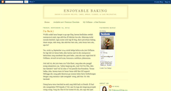Desktop Screenshot of deliciousbaking.blogspot.com