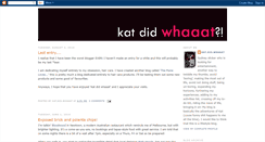 Desktop Screenshot of katdidwhaaat.blogspot.com