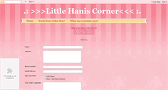 Desktop Screenshot of littlehanis.blogspot.com