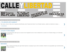 Tablet Screenshot of calleylibertad.blogspot.com