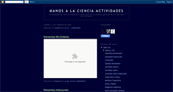 Desktop Screenshot of manosalacienciactividades.blogspot.com