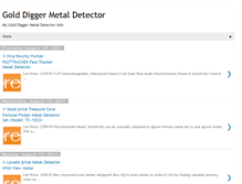 Tablet Screenshot of golddiggermetaldetectorinfo.blogspot.com