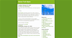 Desktop Screenshot of greentechopen.blogspot.com