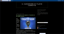 Desktop Screenshot of ilcanzonierediflaviocarretta.blogspot.com