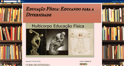 Desktop Screenshot of educandoediversidade.blogspot.com