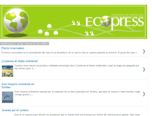 Tablet Screenshot of ecopressperu.blogspot.com