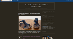 Desktop Screenshot of blackdovevintage.blogspot.com