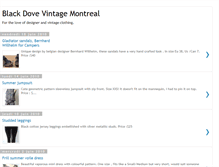 Tablet Screenshot of blackdovevintage.blogspot.com