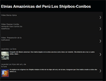 Tablet Screenshot of conexionamzonica.blogspot.com