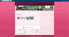 Desktop Screenshot of onlinesoccerscore.blogspot.com