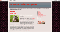 Desktop Screenshot of classe-moyenne.blogspot.com