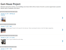 Tablet Screenshot of gumhouseproject.blogspot.com