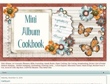 Tablet Screenshot of minialbumcookbook.blogspot.com