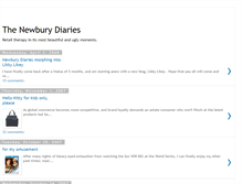 Tablet Screenshot of newburydiaries.blogspot.com