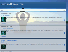 Tablet Screenshot of fibroandfancyfree.blogspot.com