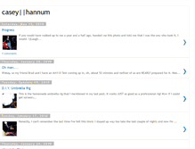 Tablet Screenshot of caseyhannum.blogspot.com