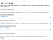 Tablet Screenshot of nondual-vs-dual.blogspot.com