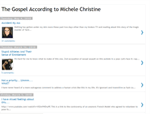 Tablet Screenshot of michelechristine.blogspot.com