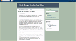 Desktop Screenshot of georgiamountainrealestate.blogspot.com