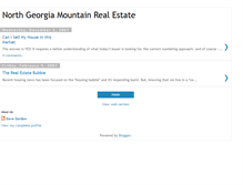 Tablet Screenshot of georgiamountainrealestate.blogspot.com