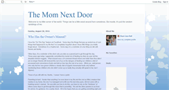 Desktop Screenshot of iamthemomnextdoor.blogspot.com