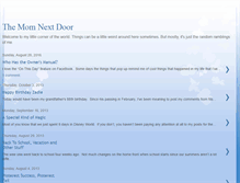 Tablet Screenshot of iamthemomnextdoor.blogspot.com