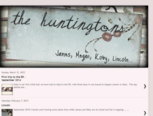 Tablet Screenshot of jamesandmeganhuntington.blogspot.com