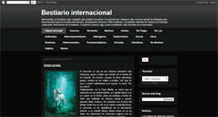 Desktop Screenshot of bestiariointernacional.blogspot.com