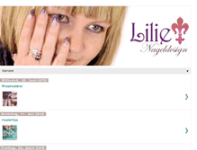 Tablet Screenshot of lilie-nageldesign.blogspot.com