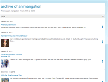 Tablet Screenshot of animangatron.blogspot.com