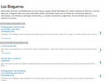 Tablet Screenshot of losblogueros.blogspot.com