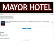 Tablet Screenshot of mayorhotel.blogspot.com